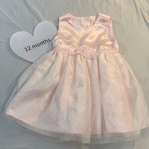 Biscotti - Pink Satin Party Dress